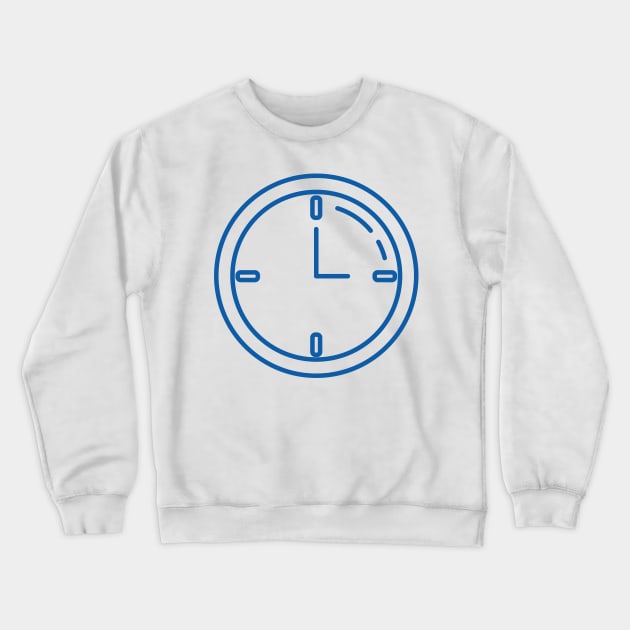 Clock Face Crewneck Sweatshirt by Jonathan Wightman